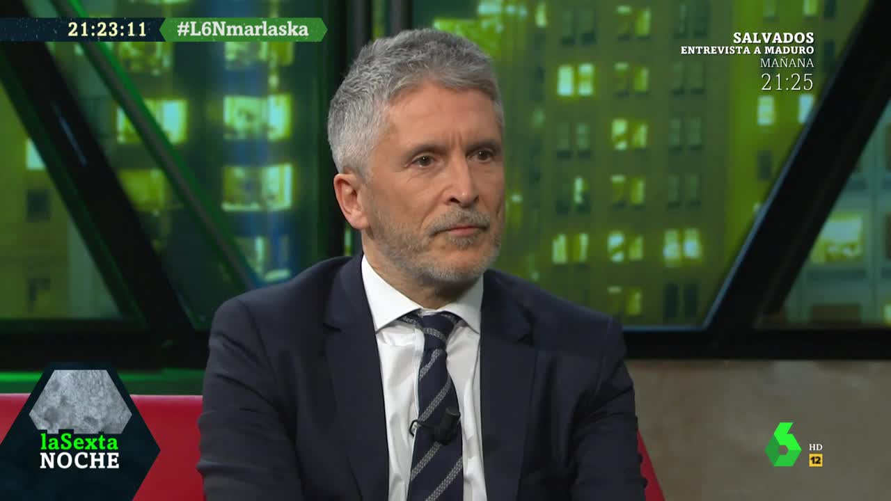 Marlaska defiende a los jueces del 'procés': "Quien dude de la imparcialidad de esos magistrados tiene un problema" Marlaska defiende a los jueces del 'procés': "Quien dude de la imparcialidad de esos magistrados tiene un problema"