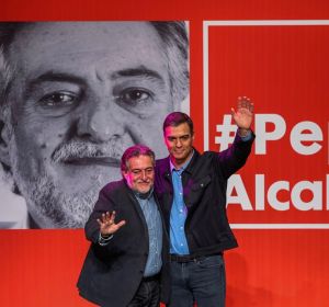 Pepu Hernández y Pedro Sánchez Pepu Hernández y Pedro Sánchez