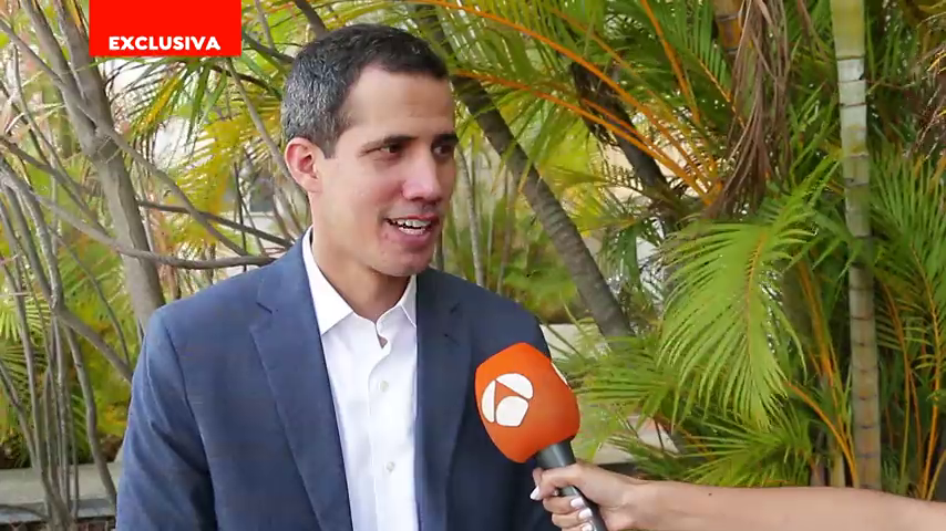 Juan Guaidó: "La mejor alternativa a cualquier conflicto es que Maduro dimita" Juan Guaidó: "La mejor alternativa a cualquier conflicto es que Maduro dimita"