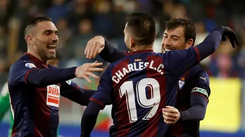 El Eibar celebra un gol El Eibar celebra un gol