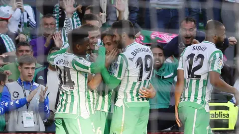 El Betis celebra un gol El Betis celebra un gol