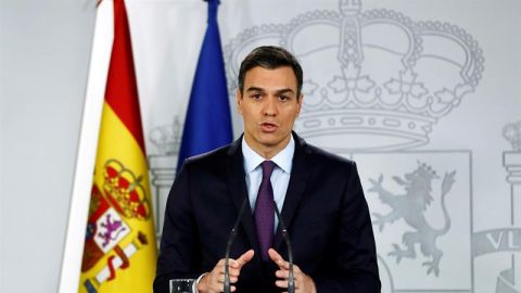 El presidente del Gobierno, Pedro Sánchez