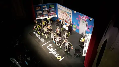 7/2/2019 Sesión 13ª Preliminares COAC 2019 Decimotercera sesión de preliminares del COAC 2019 con la actuación de las siguientes agrupaciones: coro 'Bravo por la Música', chirigota 'Los Varbateños', comparsa 'Soy Yo', chirigota 'Los Turoperadores', comparsa 'Los Alfileres', chirigota 'Los Busca Pagas' y comparsa '¿Te lo Cuento o te lo Canto?'.