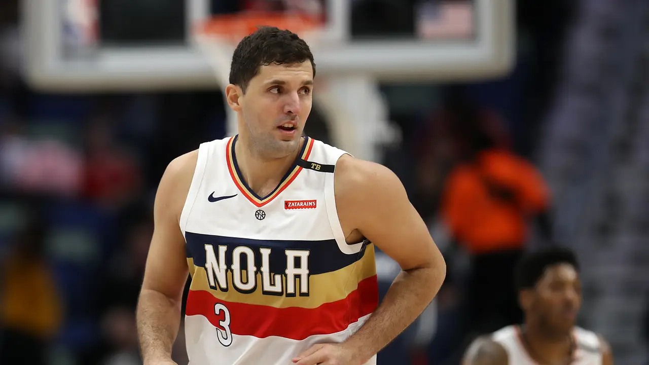 Nikola Mirotic, durante un partido con los Pelicans Nikola Mirotic, durante un partido con los Pelicans