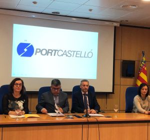 Comparecencia tras la reunión en el Puerto de Castellón. Comparecencia tras la reunión en el Puerto de Castellón.