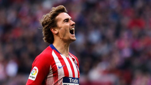 Griezmann celebra un gol con el Atl&eacute;tico