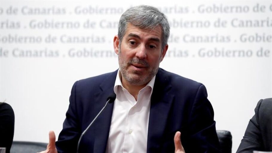 El presidente del Gobierno canario, Fernando Clavijo