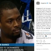 LeBron James critica el traspaso de Harrison Barnes en pleno partido LeBron James critica el traspaso de Harrison Barnes en pleno partido