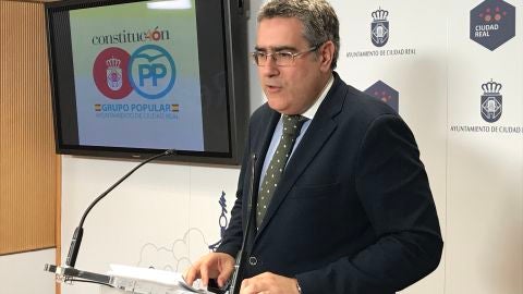 Miguel &Aacute;ngel Rodr&iacute;guez, portavoz del PP en el Ayuntamiento