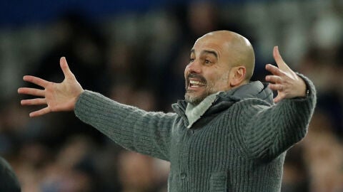 Pep Guardiola, entrenador del Manchester City