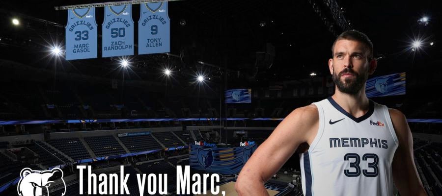 Marc Gasol tendrá su camiseta retirada Marc Gasol tendrá su camiseta retirada