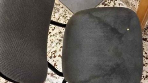 Silla de la sala de estudios de El Toscar 