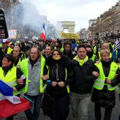 Protesta de los chalecos amarillos en París