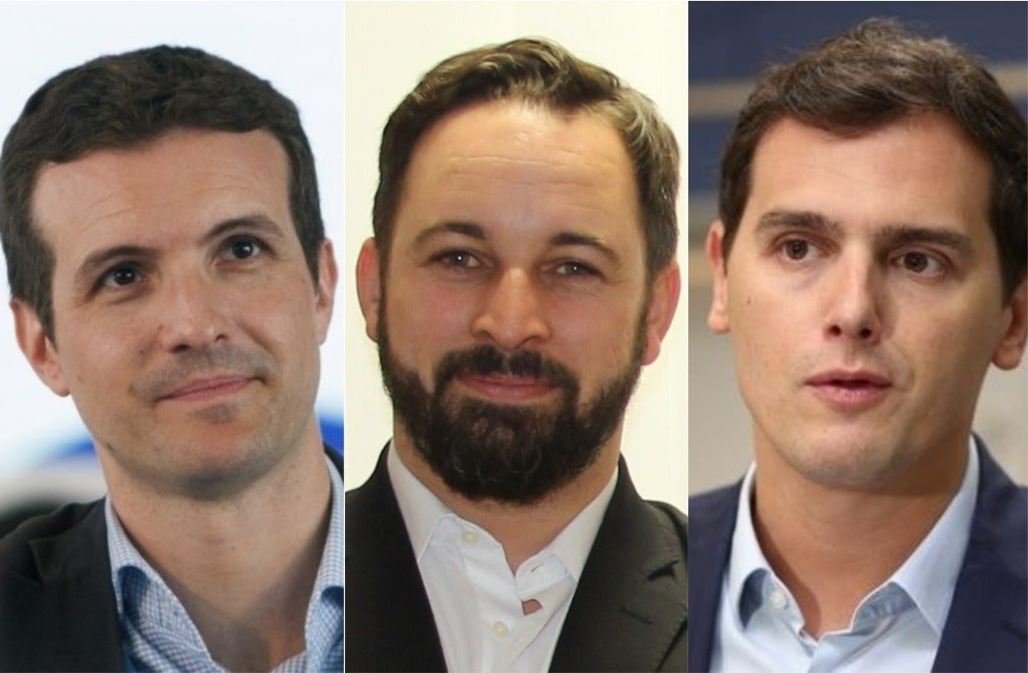 PP, Ciudadanos y Vox podrían formar Gobierno, según una encuesta PP, Ciudadanos y Vox podrían formar Gobierno, según una encuesta