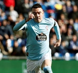 Iago Aspas, en acción contra el Getafe Iago Aspas, en acción contra el Getafe