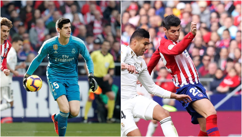 Morata y Courtois, duelo de 'ex' en el Metropolitano: así fueron sus partidos en el derbi Morata y Courtois, duelo de 'ex' en el Metropolitano: así fueron sus partidos en el derbi