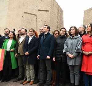 Santiago Abascal, Pablo Casado y Albert Rivera Santiago Abascal, Pablo Casado y Albert Rivera