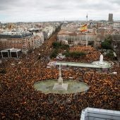 Manifestación en la plaza de Colón de Madrid