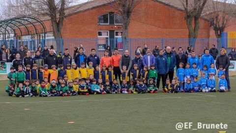 Primer partido para los ni&ntilde;os de Brunete en la categor&iacute;a 'debutantes 