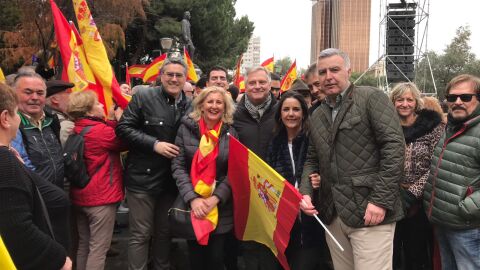 Ca&ntilde;izares y miembros del PP de C.Real en la manifestaci&oacute;n de Madrid
