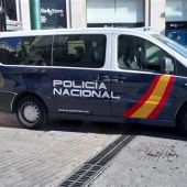 Un vehículos de la Policía Nacional.