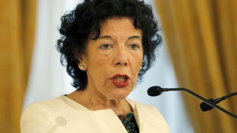 La portavoz del Gobierno, Isabel Cela&aacute;