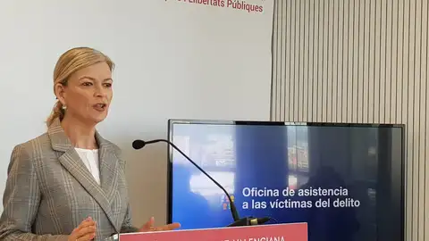 La Consellera de Justicia, Gabriela Bravo, ha sido la encargada de presentar el balance. GABRIELA BRAVO