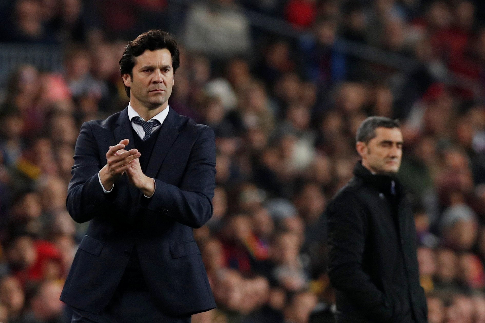 El Real Madrid de Solari sería líder de la Liga por delante del Barça El Real Madrid de Solari sería líder de la Liga por delante del Barça