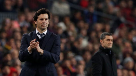 Solari y Valverde en El Cl&aacute;sico de Copa del Rey