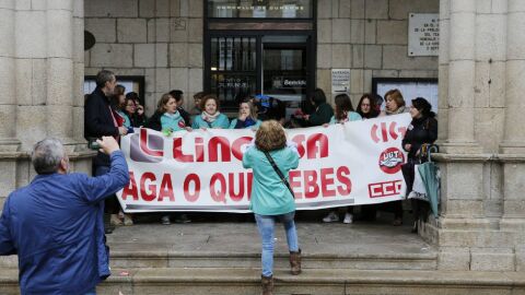Protestas servicio limpieza colegios municipales