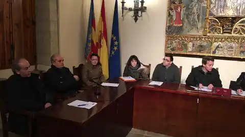 Durante la sesión plenaria ayer, en Vilafranca. VILAFRANCA