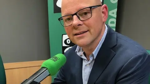 Antoni Riera, director técnico de la Fundación Impulsa Balears, en los estudios de Onda Cero Mallorca. VIII Premios Onda Cero Mallorca