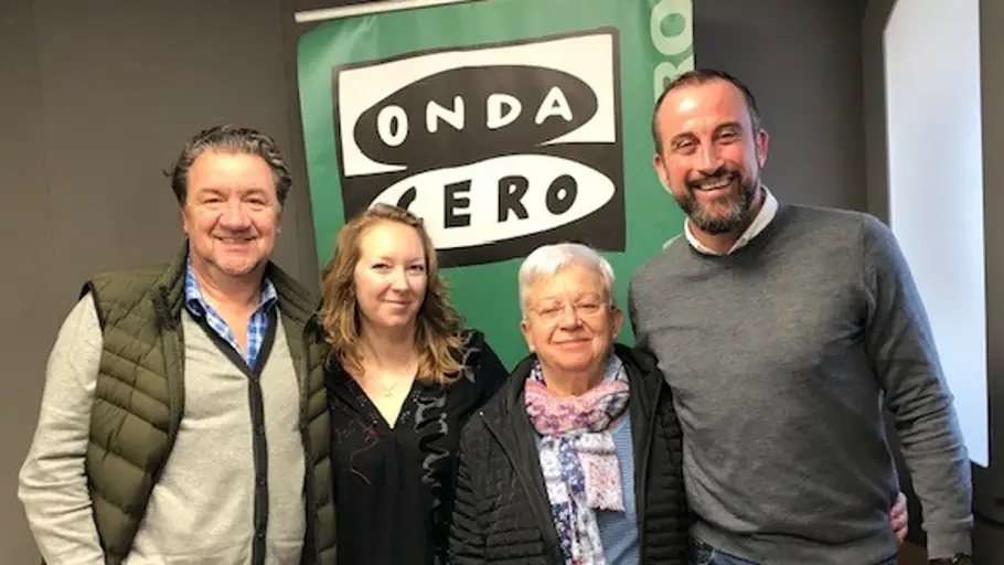 Los cocineros Koldo Royo y Margalida Alemany en compañía de José Luis Mateo y Elka Dimitrova en Onda Cero Mallorca. VIII Premios Onda Cero Mallorca
