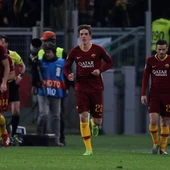Zaniolo celebra uno de sus dos goles ante el Oporto Zaniolo celebra uno de sus dos goles ante el Oporto