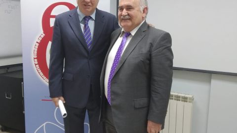 Tirado y Meg&iacute;as-Lizancos en la Jornada de Enfemer&iacute;a en Salud Mental