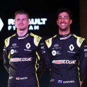 Daniel Ricciardo y Nico Hülkenberg, pilotos de Renault