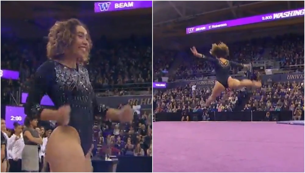 Katelyn Ohashi lo vuelve a hacer: el nuevo ejercicio perfecto de la gimnasta en rutina de suelo Katelyn Ohashi lo vuelve a hacer: el nuevo ejercicio perfecto de la gimnasta en rutina de suelo
