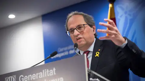 El presidente de la Generalitat, Quim Torra El presidente de la Generalitat, Quim Torra