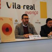 El regidor de Turisme Diego Vila-real junt amb el coordinador de la Ruta Luis Ferriols duant la roda de premsa 