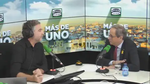 Quim Torra: "Pedro Sánchez me dijo que iba a estudiar los 21 puntos" Quim Torra: "Pedro Sánchez me dijo que iba a estudiar los 21 puntos"