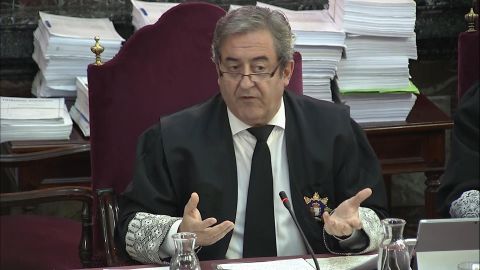 El fiscal Javier Zaragoza, en el juicio del 'procés' El fiscal Javier Zaragoza, en el juicio del 'procés'