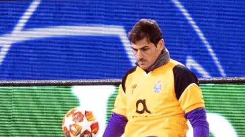 El portero del Oporto, Iker Casillas. 