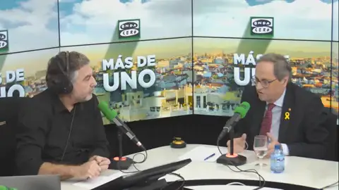 Quim Torra: "La democracia va primero, antes que la ley" Quim Torra: "La democracia va primero, antes que la ley"