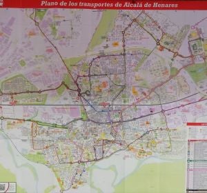Nuevo mapa de transportes de Alcalá de Henares Nuevo mapa de transportes de Alcalá de Henares
