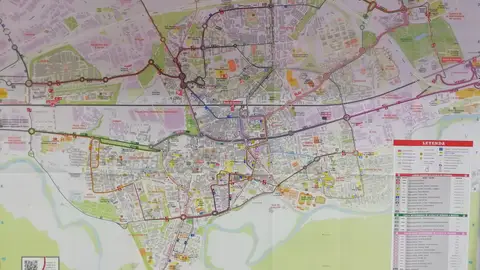 Nuevo mapa de transportes de Alcalá de Henares Las líneas de autobús urbano quedan reordenadas