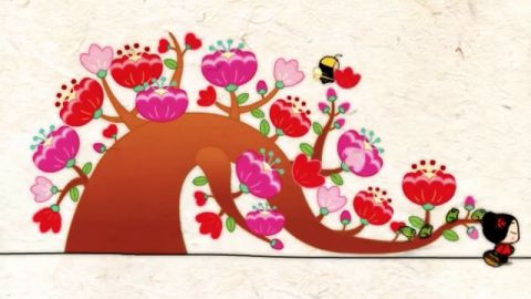 Pintura tradicional de San Valent&iacute;n
