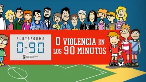 Campa&ntilde;a plataforma 0-90, cero violencia en 90 minutos