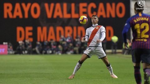 Santi Comesa&ntilde;a, jugador del Rayo Vallecano