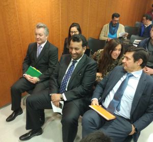 Al Thani, en el juicio por el caso Blue Bay en la Ciudad de la Justicia de Málaga Al Thani, en el juicio por el caso Blue Bay en la Ciudad de la Justicia de Málaga