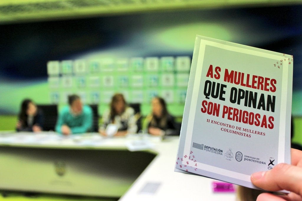 As mulleres que opinan volven ser perigosas este mes de marzo en Pontevedra As mulleres que opinan volven ser perigosas este mes de marzo en Pontevedra